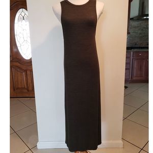 4SI3NNA-Light Weight Green Sweater Midi Dress-S